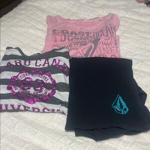 Roxy medium /Volcom medium/Hard Candy small nostalgia pack.